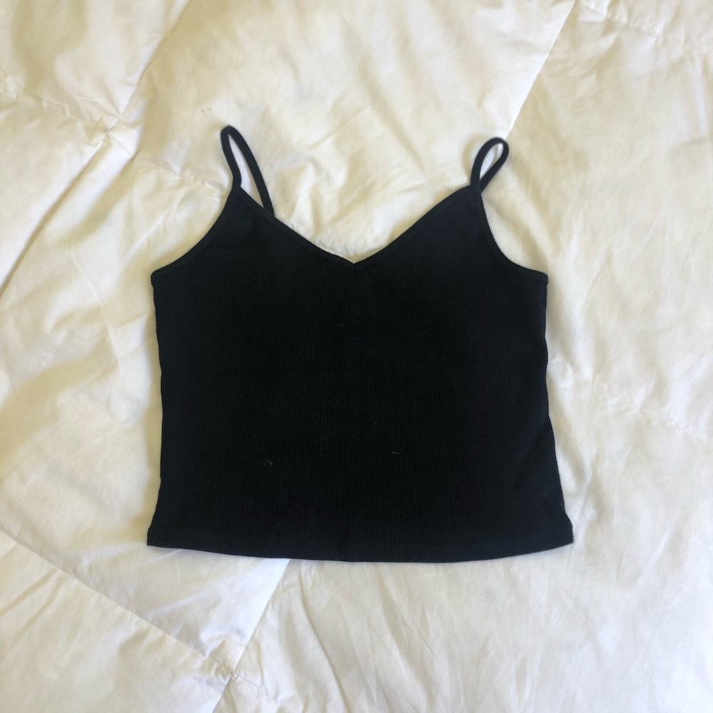 Black Textured Camisole